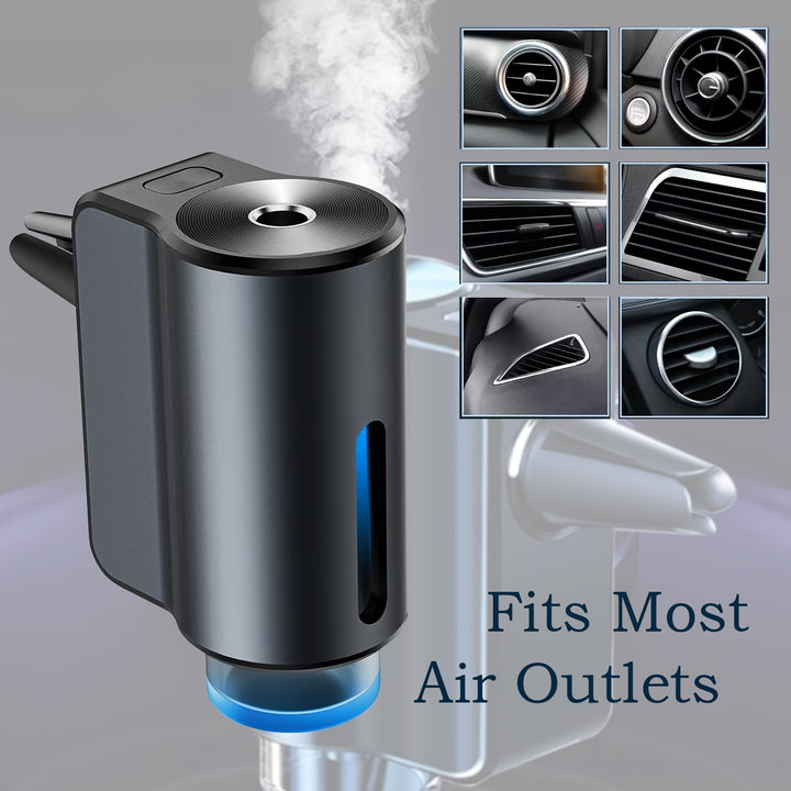 Smart Car Air Aromatherapy Diffuser, Fragrance Car Air fresheners with Three Adjustable, Humidifier Essential Oil Diffuser for Vehicle