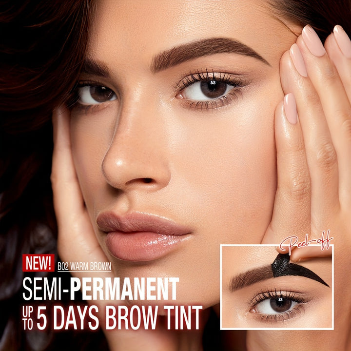 [Halloween trick or treat] 5-Day Tattoo Brow Gel - Semi-Permanent, Even Color, Long-Lasting Makeup - Effortless, Peel-Off For Natural-Looking Brows Daily Essential otwoo - Total Trends Fusion