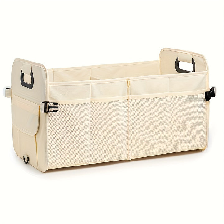 New Cross-border Wholesale Car Trunk Storage Rack Storage Box Foldable Multi Compartment Car Storage Box - Total Trends Fusion