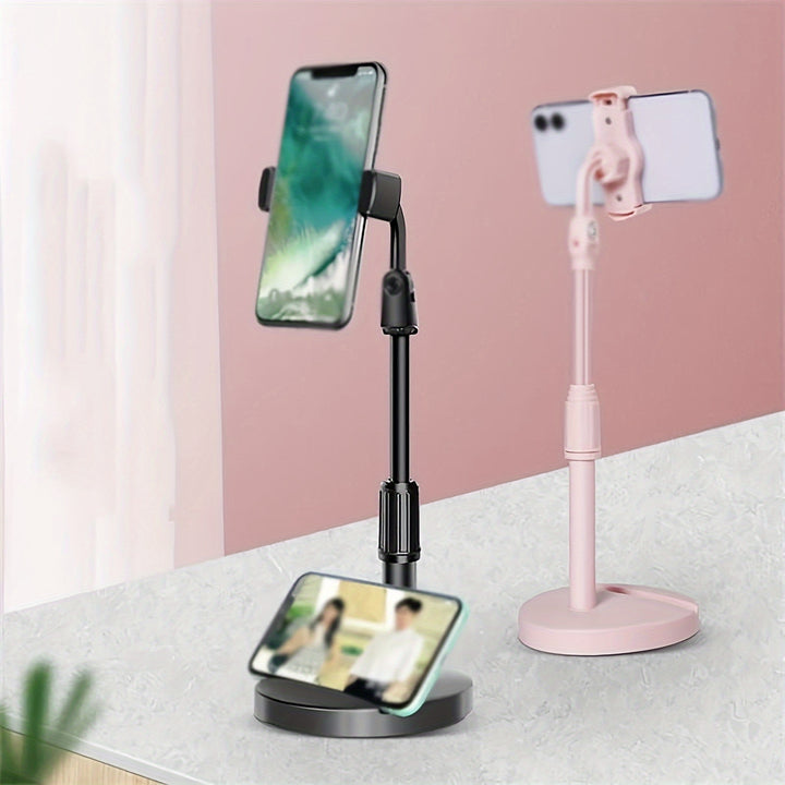 Multi-functional Desktop Stand Slot Cell Phone Holder Strong Load-bearing Capacity Telescopic Height 360° Rotation - Total Trends Fusion
