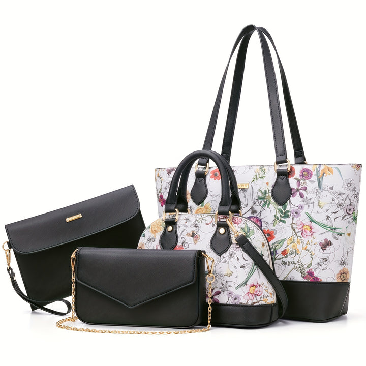 Bagsure Handbag Set, Purse Sets For Women, Tote Bag 4 Pcs, Fashion Purse Sets Women's Handbags The Tote Bag Handbags Sets - Total Trends Fusion