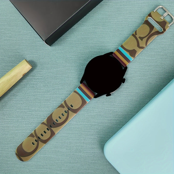 Luxury Business Style Men's And Women's Casual Replacement Sports Wristbands Are Soft, Breathable, Lightweight And Comfortable, Suitable For Samsung Galaxy Watch2/3/4/5/5 Pro/6 20mm 22mm - Total Trends Fusion