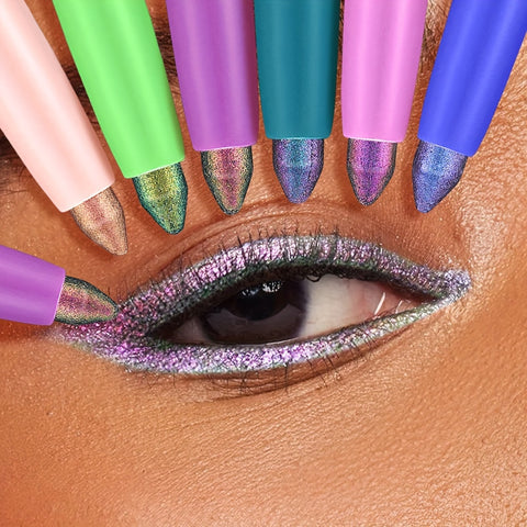 6 Pieces COSASTYA Color Changing Eye Shadow Stick Eyeliner Colour-shifting Waterproof 18-hour Colour Glides On Smoothly For Comfortable Application. And Sets For Long-lasting Looks.Colourful Looks Or Sexy, Smokey Glam!Christm - Total Trends Fusion