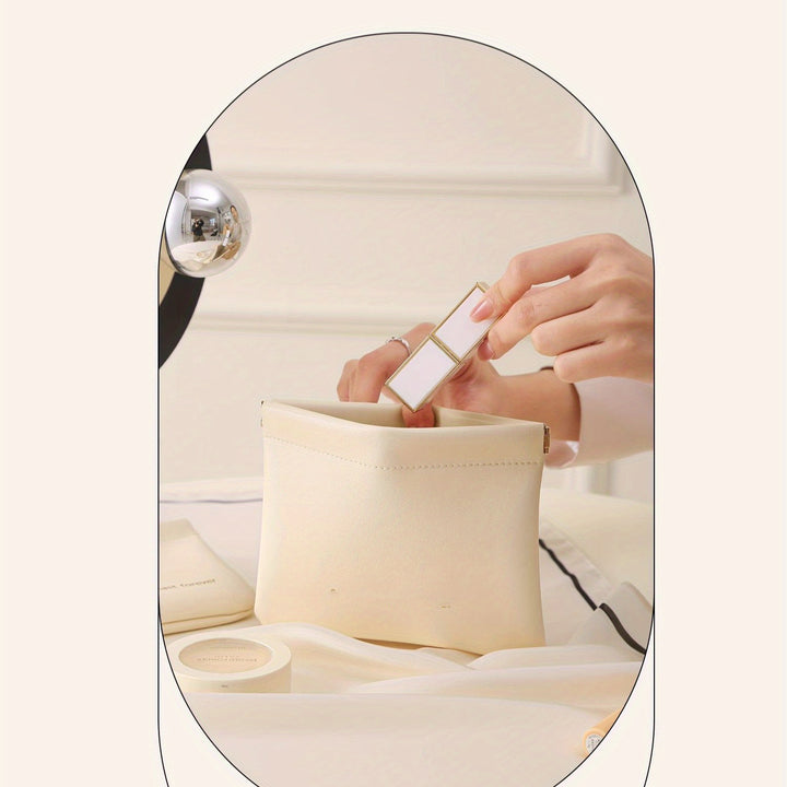 Portable And Efficient Cosmetic Bag, With Intelligent Automatic Closing Super Durable And Spacious Cosmetic Bag, With Automatic Closing, Convenient For Packaging And Travel