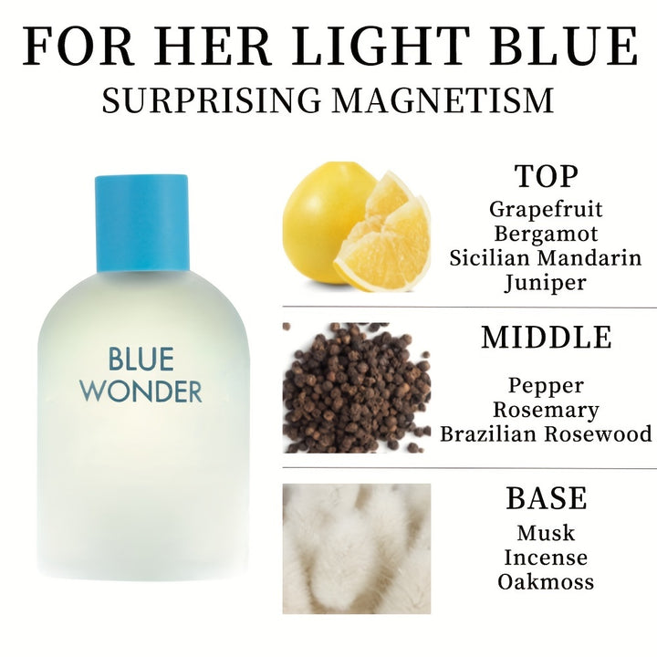 3.4 Fl Oz Long-Lasting Men's Eau De Toilette Spray, Grapefruit, Bergamot, Juniper Flavor Perfume, Perfect For Dating, Daily Life, Parties, Gift Giving