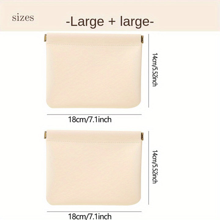 Portable And Efficient Cosmetic Bag, With Intelligent Automatic Closing Super Durable And Spacious Cosmetic Bag, With Automatic Closing, Convenient For Packaging And Travel - Total Trends Fusion
