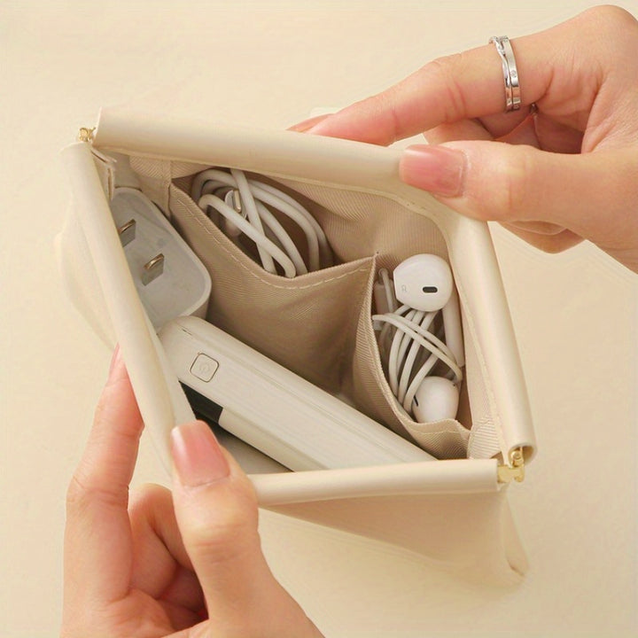 Portable And Efficient Cosmetic Bag, With Intelligent Automatic Closing Super Durable And Spacious Cosmetic Bag, With Automatic Closing, Convenient For Packaging And Travel - Total Trends Fusion