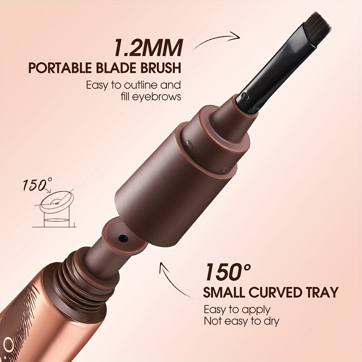 [Halloween trick or treat] 5-Day Tattoo Brow Gel - Semi-Permanent, Even Color, Long-Lasting Makeup - Effortless, Peel-Off For Natural-Looking Brows Daily Essential otwoo - Total Trends Fusion