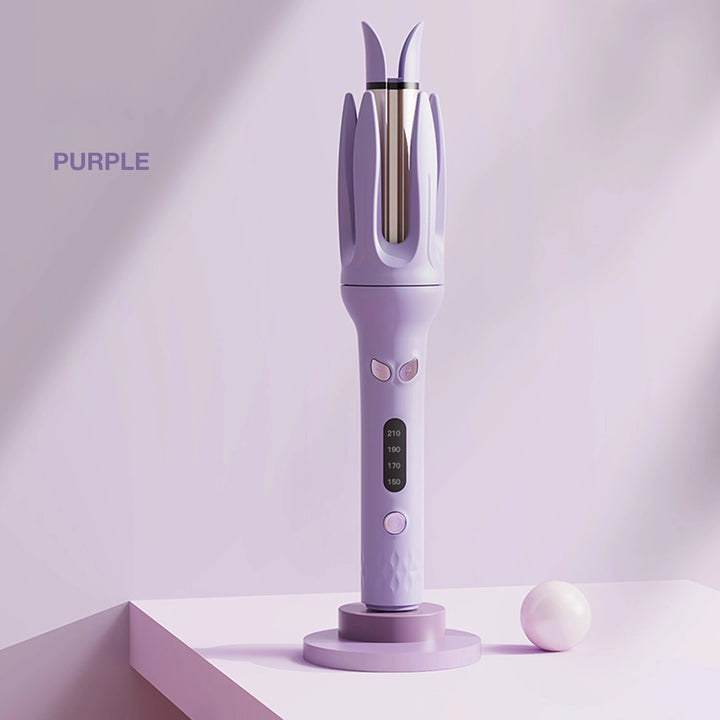 28mm Large Barrel Genai Automatic Hair Curler - 4 Temperature Modes, Advanced Negative Ion Generator, Intelligent Timer & Sensor, Auto Shut-Off for Enhanced Safety and Easy Styling Experience - Total Trends Fusion