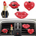 Add Some Sparkle to Your Car with 4pcs Red Lips Air Fresheners! - Total Trends Fusion