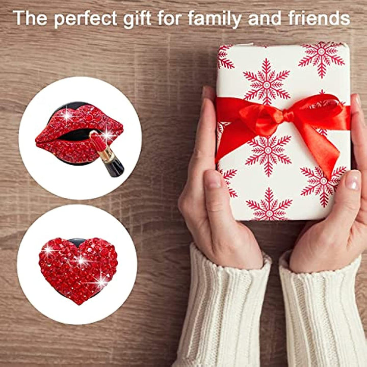 Add Some Sparkle to Your Car with 4pcs Red Lips Air Fresheners! - Total Trends Fusion