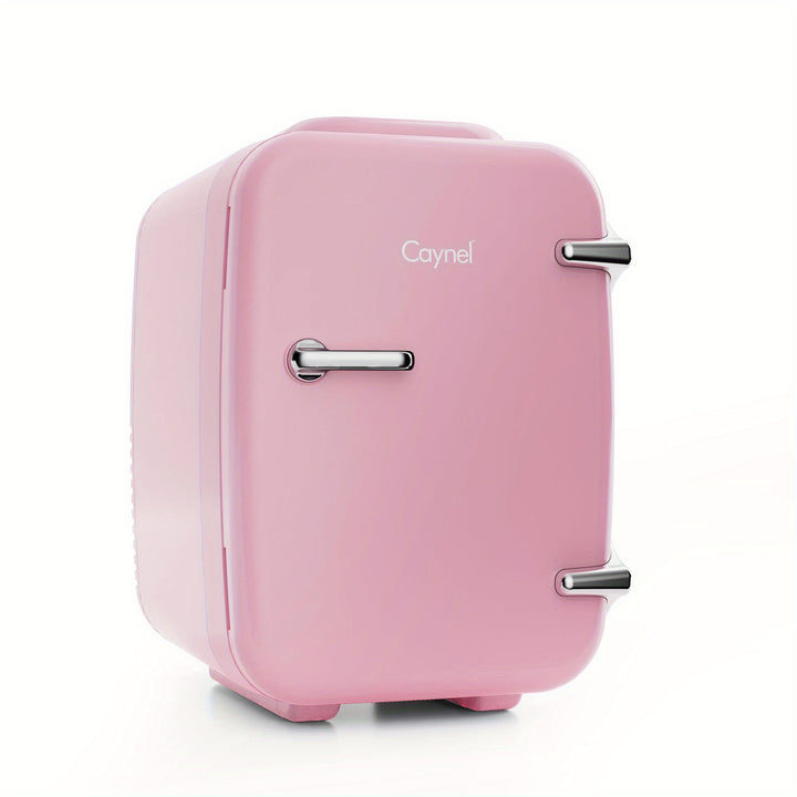 1pc, CAYNEL Mini Fridge Portable Thermoelectric 4 Liter Cooler And Warmer For Skincare, Beauty Fridge For Foods, Medications, Cosmetics, Breast Milk, Medications Home And Travel - Total Trends Fusion