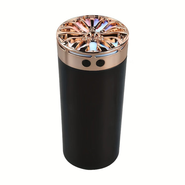 1pc Portable Car Humidifier Aroma Diffuser, 10.14oz, With Colorful Color-changing LED Night Light, Can Add Essential Oils - Total Trends Fusion