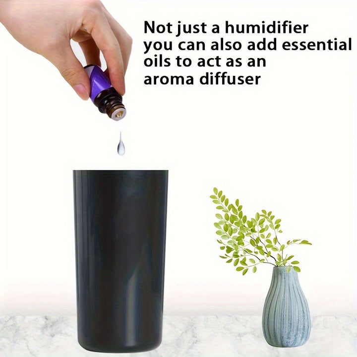 1pc Portable Car Humidifier Aroma Diffuser, 10.14oz, With Colorful Color-changing LED Night Light, Can Add Essential Oils - Total Trends Fusion