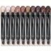 LUXAZA 10PCS Eyeshadow Stick, Shimmer And Matte Neutral Brown Eye Shadow Sticks Pencil Crayon, Eye Brightener Stick With Crease-proof Formula, Waterproof &amp; Long Lasting - Total Trends Fusion