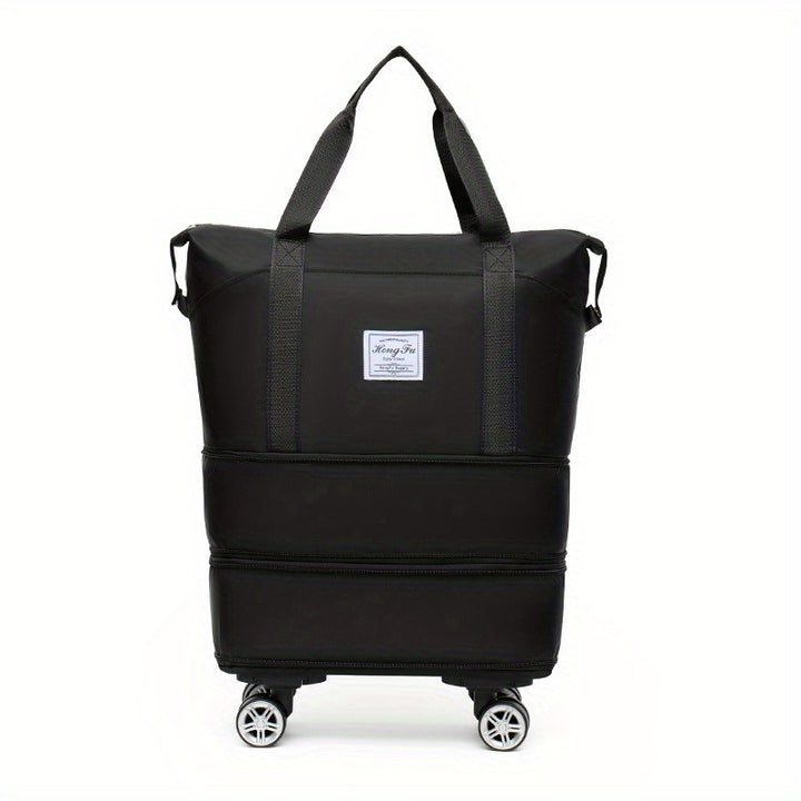 Large capacity luggage bag, double-layer expandable storage luggage bag, short distance waiting for delivery, student start school universal wheel travel bag