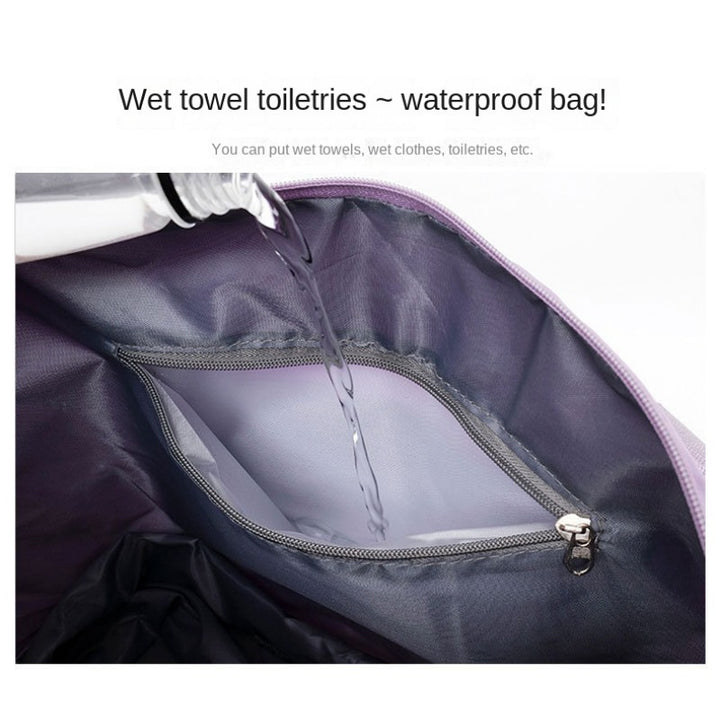 Large capacity luggage bag, double-layer expandable storage luggage bag, short distance waiting for delivery, student start school universal wheel travel bag - Total Trends Fusion