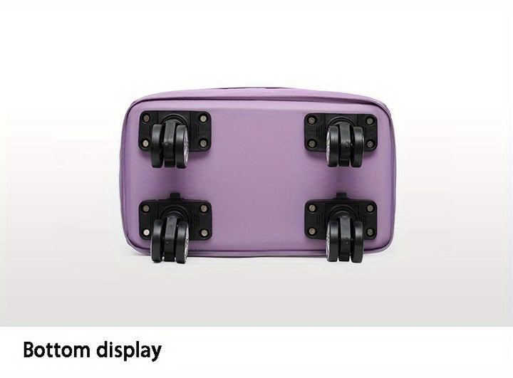 Large capacity luggage bag, double-layer expandable storage luggage bag, short distance waiting for delivery, student start school universal wheel travel bag