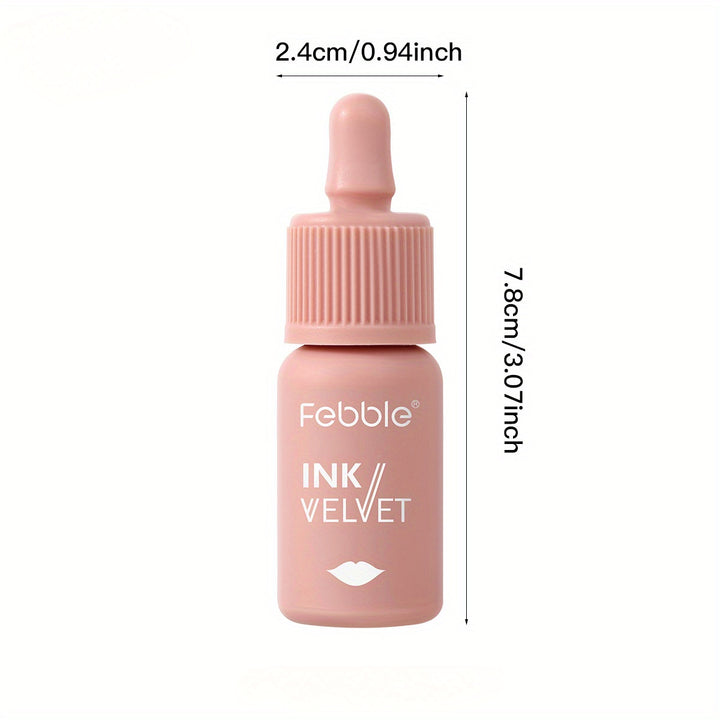 2pcs Ink The Velvet Lip Tint, Liquid Lipstick, 6 Colors Small Milk Bottle Lip Glaze Velvet Matte Lip Gloss Lip Makeup, Nude Lip Glaze - Total Trends Fusion