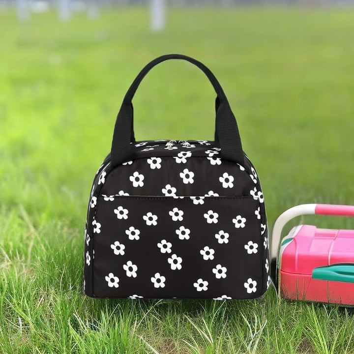 LEDAOU Lunch Box for Women Insulated Lunch Bag Corduroy Lunch Tote Bags Leakproof Cooler Lunch Case for Travel Work Picnic - Total Trends Fusion