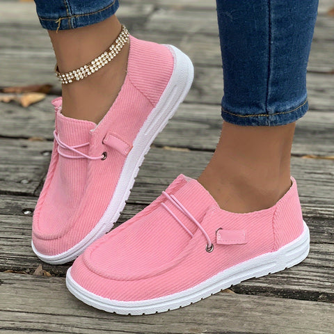 Stylish Women's Low-Top Solid Color Sneakers - Durable, Non-Slip, Breathable, Comfortable, and Easy to Wear for Casual Daily Life - Perfect for Lazy Days, Walking, and Outdoor Activities - Total Trends Fusion