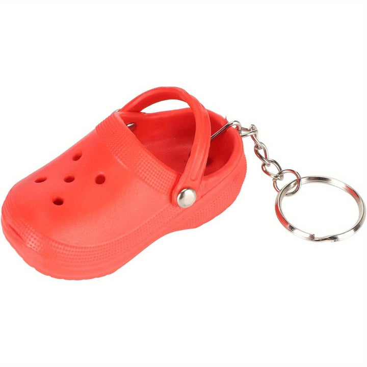 Mini Croc Shoe Keychain 20Pcs Slipper Keychain Slipper Key Ring Cute for Backpacks Gifts Cute Shoes Style Keychain for Kids Boys Girls - Total Trends Fusion