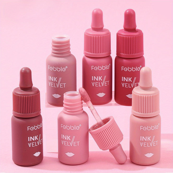 2-Piece Velvet Liquid Lipstick Set - High-Pigment, Long-Lasting, and Moisturizing Formula - Smooth Matte Finish for Bold, Velvety Lips - Waterproof and Smudge-Proof - Perfect for All-Day Wear and Any Occasion