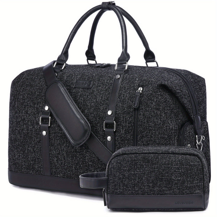 Travel Duffle Bag for Women, Weekender Overnight Bag with Laptop Compartment, Carry on Bag for Airplanes with Toiletry Bag, Gym Tote Bag with Wet Pocket, Hospital Bag for Labor and Delivery - Total Trends Fusion