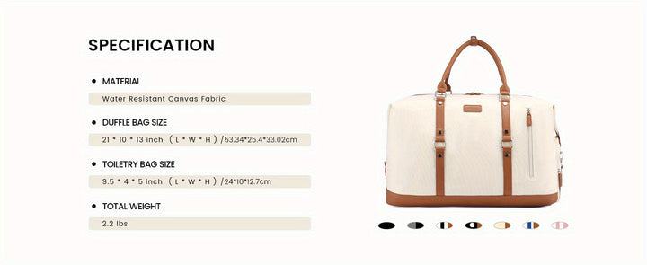 Travel Duffle Bag for Women, Weekender Overnight Bag with Laptop Compartment, Carry on Bag for Airplanes with Toiletry Bag, Gym Tote Bag with Wet Pocket, Hospital Bag for Labor and Delivery