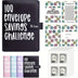 [Upgraded version]1 Piece 100 Envelope Saving Challenge Binder, Budget Binder, Money Saving Challenge Book, Notebook, Money Organizer, Budget Planner Book for Budgeting, New Year gift - Total Trends Fusion