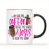 Funny 'Give Me Coffee to Get Started, Jesus to Keep Me Going' 11oz Ceramic Mug with Leopard Print - Perfect Gift for Friends, Family, and Loved Ones, Perfect for Thanksgiving