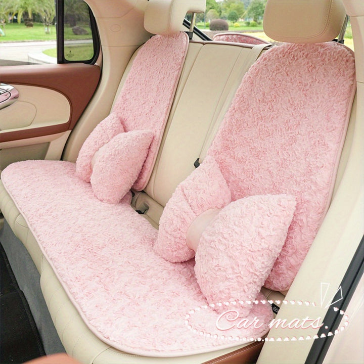 1PC Car Cute Bow Design Headrest, Breathable and Comfortable Headrest, Suitable for Christmas or Holiday Gift Giving - Total Trends Fusion