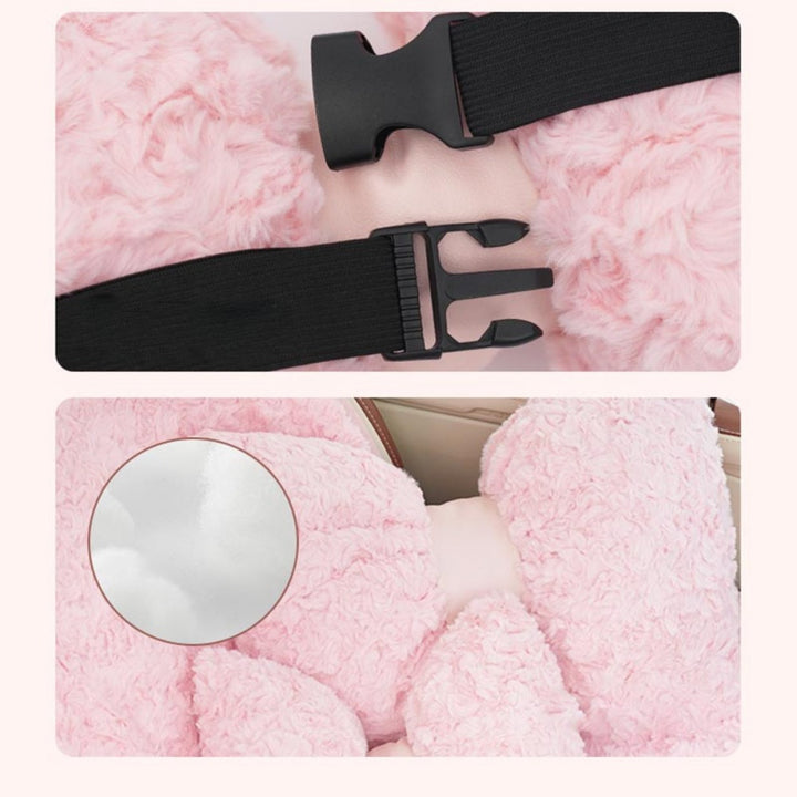 1PC Car Cute Bow Design Headrest, Breathable and Comfortable Headrest, Suitable for Christmas or Holiday Gift Giving - Total Trends Fusion