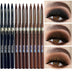 12PCS eyeliner eyeshadow 2-in-1 Eyeliner eyeshadow pen rotation design - Total Trends Fusion