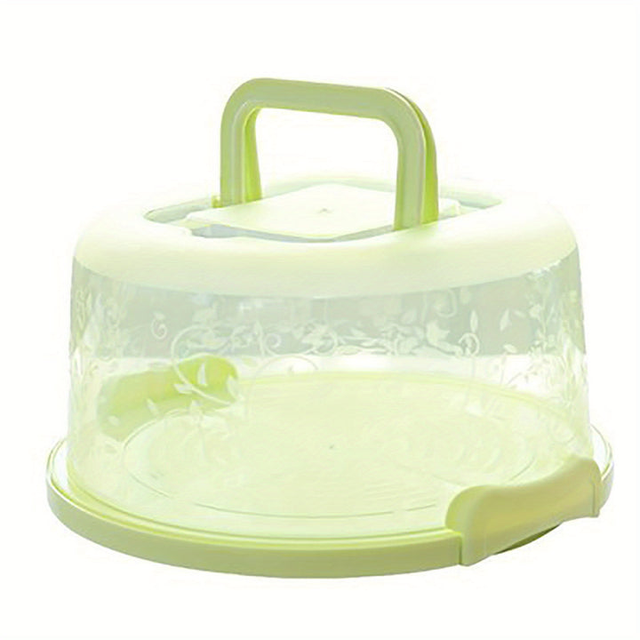 Cake Box Handle Secure Snap Anti-cross Smell Home Baking Food Preservation Fruit Multifunctional Storage Box - Total Trends Fusion