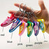 6 Mini Sneaker Keychain Pendants Fashion Creative Keychain Accessories For car keys, backpacks, wallets - in a variety of colors - Total Trends Fusion