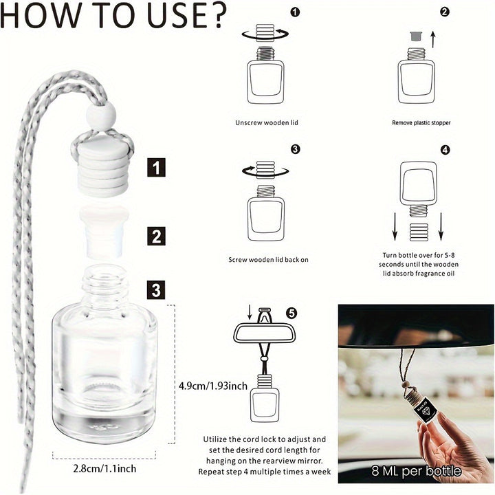 Car Hanging Aromatherapy Easy Installation Air Freshener Car Interior Pendant Car Aromatherapy - Total Trends Fusion