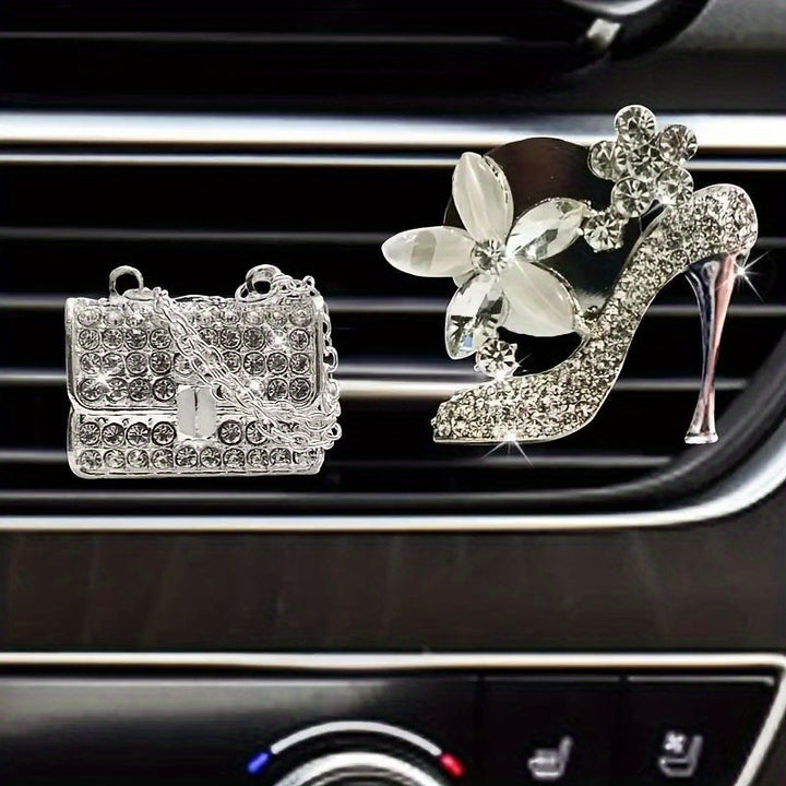 Sparkle Up Your Car with These 2 Bling High Heel Bag Air Fresheners! - Total Trends Fusion