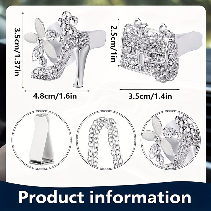 Sparkle Up Your Car with These 2 Bling High Heel Bag Air Fresheners! - Total Trends Fusion