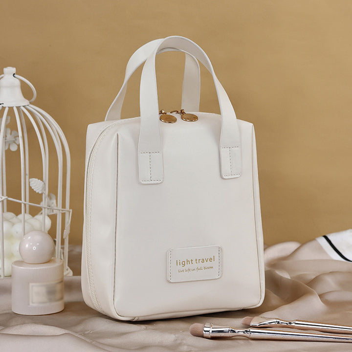 1pc Handheld Makeup Bag, Portable Large Capacity Storage Bag, Cosmetics Storage Bag, Travel Toiletry Bag