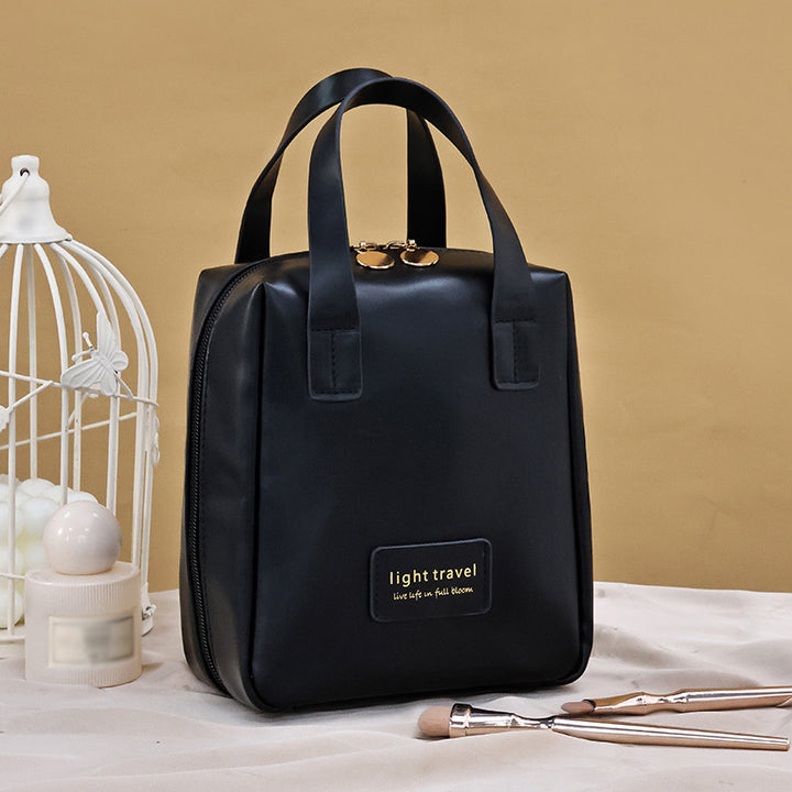 1pc Handheld Makeup Bag, Portable Large Capacity Storage Bag, Cosmetics Storage Bag, Travel Toiletry Bag