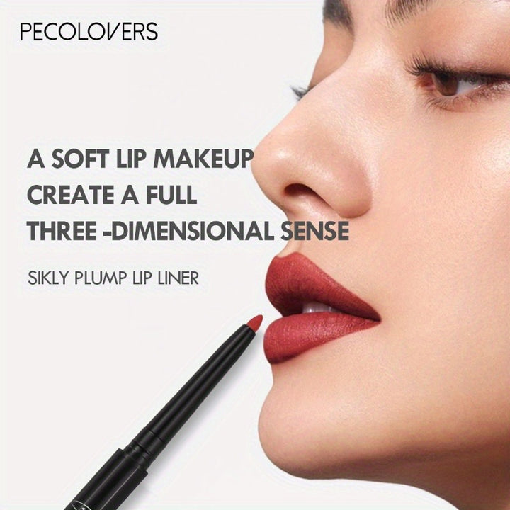 12pcs/ set Matte Lip Liner Pencil Set Waterproof Long Lasting Smooth Natural Lipliner Pen Makeup Cosmetic Tools Kit - Total Trends Fusion