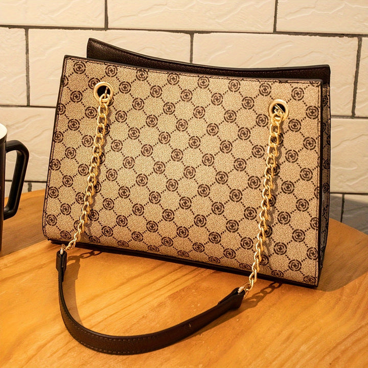 Retro printed shoulder bags, women’s chain handbags, classic luxury crossbody bags - Total Trends Fusion