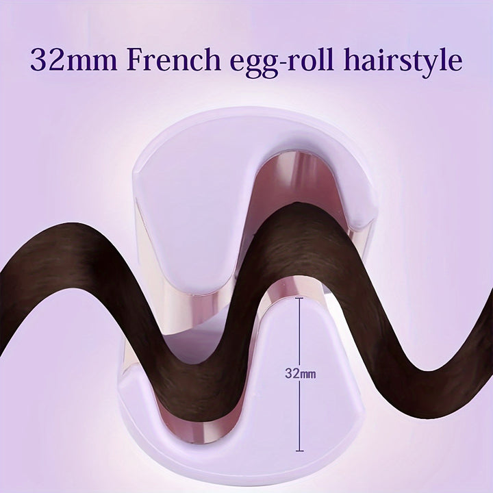 [Fast Arrival] Multi-Style Fleece Roll Curlers - Curling Tongs for Beach Waves, Deep Waves, French Omelet, M-Shaped, U-Shaped Curls - Perfect Women's Gift for Mother's Day and Everyday Use - Total Trends Fusion