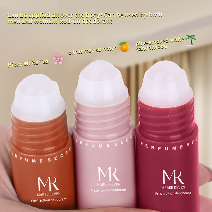 3 Sticks Long-Lasting Moisturizing Deodorant Cream Sticks - Fresh Odor Controller, Prevents Body Odor, Soothes Underarm Skin, Natural and Gentle