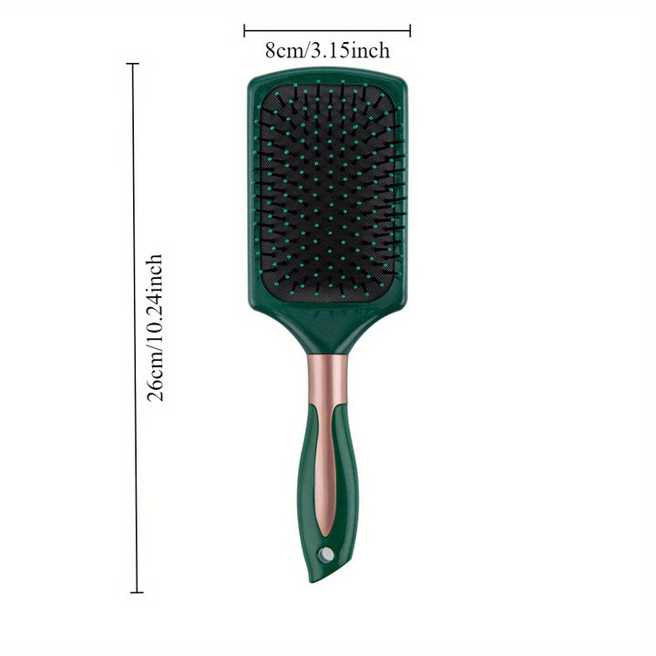 3PCS/ 1PCS Airbag comb massage comb, Hair Brush, Detangling Brush and Hair Comb Set for Men and Women, Great On Wet or Dry Hair, No More Tangle Hairbrush for Long Thick Thin Curly Natural Hair (green3PCS/ 1PCS) - Total Trends Fusion