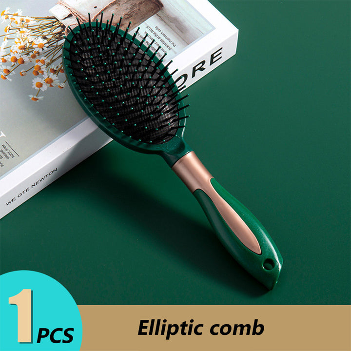 3PCS/ 1PCS Airbag comb massage comb, Hair Brush, Detangling Brush and Hair Comb Set for Men and Women, Great On Wet or Dry Hair, No More Tangle Hairbrush for Long Thick Thin Curly Natural Hair (green3PCS/ 1PCS) - Total Trends Fusion