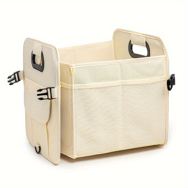 New Cross-border Wholesale Car Trunk Storage Rack Storage Box Foldable Multi Compartment Car Storage Box - Total Trends Fusion
