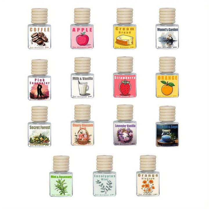 Hanging Car Fragrance, Car Air Freshener, Car Air Scent Diffuser, Long Lasting Fragrance - Total Trends Fusion