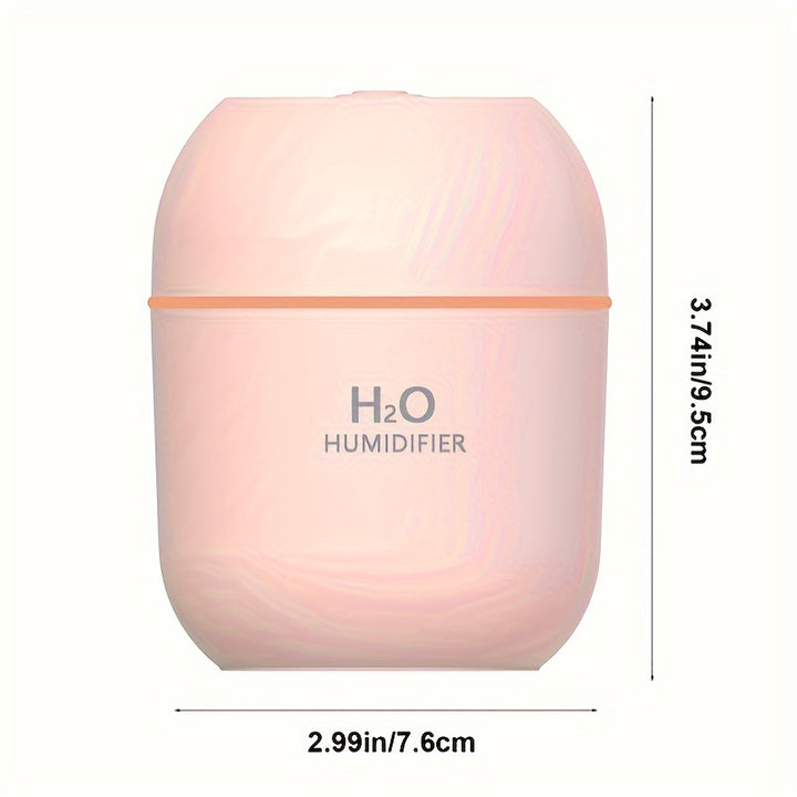 Humidifiers For Bedroom Cool Mist Humidifier (220ML Water Tank) Quiet Ultrasonic Humidifiers For Bedroom & Room Easy To Fill & Clean Cool Mist Air Humidifier For Home & Plants - Total Trends Fusion